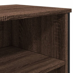Berkfield Sideboard Brown Oak 101X35.5X74.5 Cm Engineered Wood - thumbnail 7