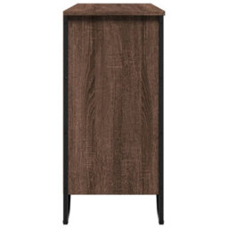 Berkfield Sideboard Brown Oak 101X35.5X74.5 Cm Engineered Wood - thumbnail 5