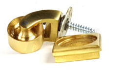 L&F 4X Brass Castor & Square25mm Screw In Castor  Furniture Beds Sofas Chairs Stools - thumbnail 5