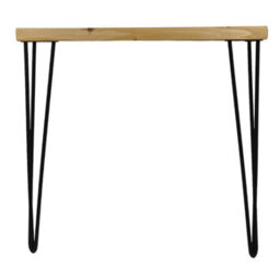 Moderix Rustic Console Table 175mm Hairpin 860mm Height Light Oak Length Of 150Cm - thumbnail 5