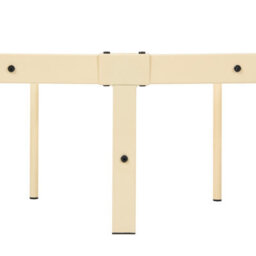 Beliani Four Poster Bed Metal Artonne 90 X 200 Cm (Eu Single) Beige - thumbnail 7