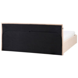 Beliani Ottoman Bed Boucle Orbey 180 X 200 Cm (Eu Super King) Beige - thumbnail 9