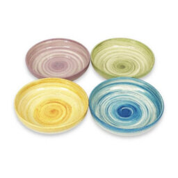 Verano Spanish Ceramics Pastel Beach Hand Painted Kitchen Dining Table Large Bowl Green 27Cm (Diam) - thumbnail 3