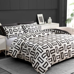 Lazzaro Luxury Double Brushed Satin Silk Single Duvet Cover Set Durable Bedding Sets With Zipper Closure