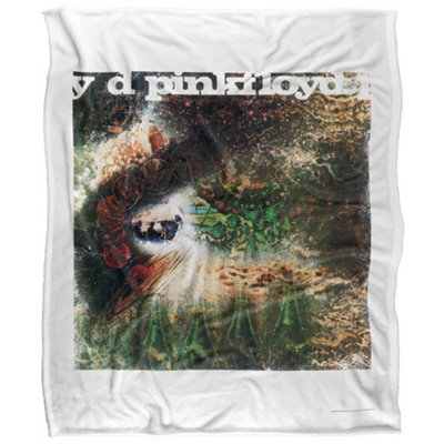 Pink Floyd Saucerfull Of Secrets Silky Supersoft Blanket White/multicoloured (One Size) - image 1