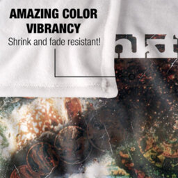 Pink Floyd Saucerfull Of Secrets Silky Supersoft Blanket White/multicoloured (One Size) - thumbnail 4