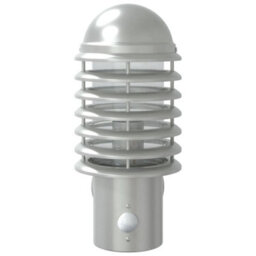 Walplus Outdoor Wall Light With Sensor Silver Stainless Steel - thumbnail 4