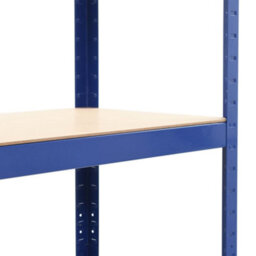 Berkfield Storage Shelf Blue 80X40X160 Cm Steel And Mdf - thumbnail 6
