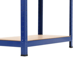 Berkfield Storage Shelf Blue 80X40X160 Cm Steel And Mdf - thumbnail 8