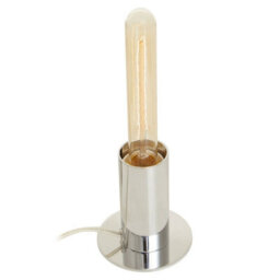 Orsina Chrome Finish Table Lamp, Easy To Assemble Bedside Table Light, Eco-Friendly Lamp For Table Living Room - thumbnail 2