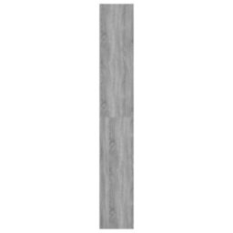 Berkfield Book Cabinet/room Divider Grey Sonoma 60X30X198 Cm - thumbnail 6