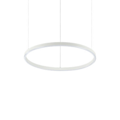 Ideal Lux Oracle Slim 50Cm Non Dim 2700K Round Integrated Led Pendant Ceiling Light White