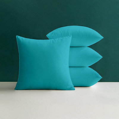 Crescent Waterproof 45X45Cm Aqua Garden Cushion, Shredded Foam Filled Outdoor Garden Throw Pillow Pack Of 4 - image 1