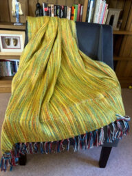 Luxury Living 100% Acrylic Throw - 200Cm X 130Cm - Lime Stripe - thumbnail 7