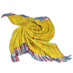 Luxury Living 100% Acrylic Throw - 200Cm X 130Cm - Lime Stripe - thumbnail 3