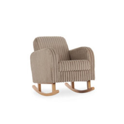 CuddleCo Etta Faux Fur Nursing Chair - Mink - thumbnail 2