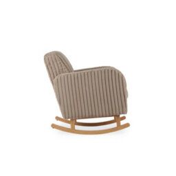 CuddleCo Etta Faux Fur Nursing Chair - Mink - thumbnail 5