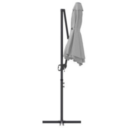 Berkfield Garden Cantilever Parasol Sand Powder-Coated Steel - thumbnail 7