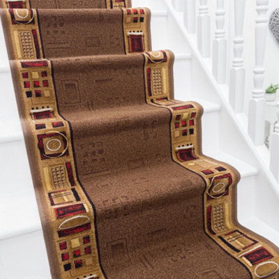 Jena Stair Runner - Hardwearing, Non-Slip & Durable Carpet For Stairs & Staircases, Multiple Lengths - image 1