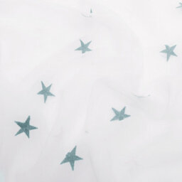 Deconovo Eyelet Star Embroidery Voile Curtains Decorative Net Curtains Semi Transparent Voile 55 X90 Drop Inch Blue Set Of 2 - thumbnail 6