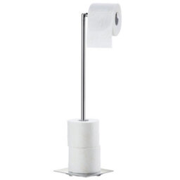 Smedbo Stainless Steel Freestanding Toilet Roll Holder -Square Base - thumbnail 2