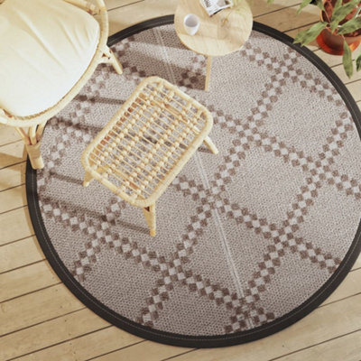 Walplus Outdoor Carpet Rugs For Garden Patios  Brown 160 Cm Pp - image 1