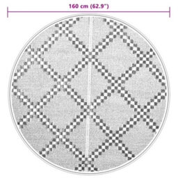Walplus Outdoor Carpet Rugs For Garden Patios  Brown 160 Cm Pp - thumbnail 6