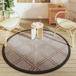 Walplus Outdoor Carpet Rugs For Garden Patios  Brown 160 Cm Pp - thumbnail 3