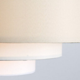 Valuelights Hampshire Cream Ceiling Shade And Bulb (D)35Cm - thumbnail 6