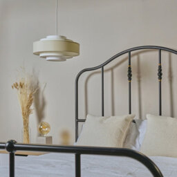 Valuelights Hampshire Cream Ceiling Shade And Bulb (D)35Cm - thumbnail 3