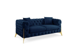 Home Detail Jaguar 2 Seater Sofa Chesterfield Design Velvet Fabric - thumbnail 2