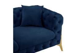 Home Detail Jaguar 2 Seater Sofa Chesterfield Design Velvet Fabric - thumbnail 8
