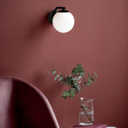 Nordlux Grant Glass Wall Light  Black,plug In Or Mains - thumbnail 1