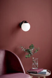 Nordlux Grant Glass Wall Light  Black,plug In Or Mains - thumbnail 2