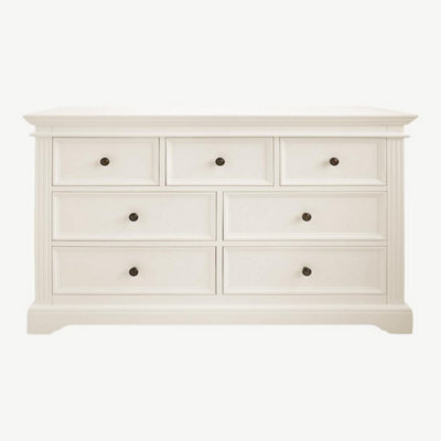 Statement Furniture Gainsborough Vintage Cream 3 Over 4 Chest Of Drawers - image 1