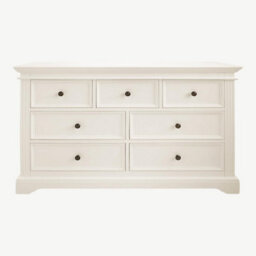Statement Furniture Gainsborough Vintage Cream 3 Over 4 Chest Of Drawers - thumbnail 1