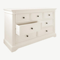 Statement Furniture Gainsborough Vintage Cream 3 Over 4 Chest Of Drawers - thumbnail 3