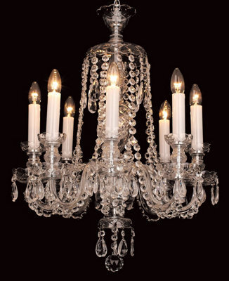 Luminosa Lighting Luminosa Karvina Crystal 8 Arm Chandelier