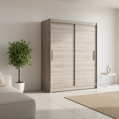 Galeria Wardrobe With Sliding Doors 150Cm Truffle - image 1