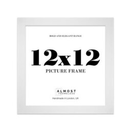 "18X18"" Red Picture Frame - 18X18"" Square Frame With 17X17"" Mount For 18X18""/17X17"" Pictures Art Deco Style Photo Display, 1 Pack" - thumbnail 1
