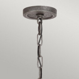 Luminosa Lighting Elstead Feiss Angelo 9 Light Chandelier Weathered Oak - thumbnail 4