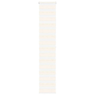 Berkfield Zebra Blind Marble Beige 45X200 Cm Fabric Width 40.9 Cm Polyester - image 1