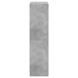 Berkfield Highboard With Doors Concrete Grey 68X37X142 Cm Engineered Wood - thumbnail 8