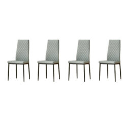 Outdoor Living (NW) Ltd San Diego Marble Top Dining Table With Emily Leather Chairs - Grey - thumbnail 5