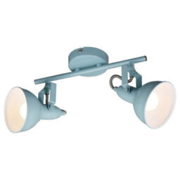 Briloner Blue Ceiling Spotlight 2 Way Light E14 Adjustable Retro Industrial Living Room - thumbnail 1