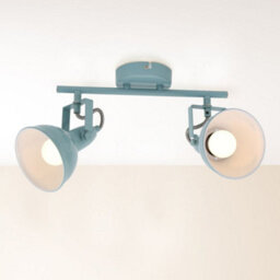 Briloner Blue Ceiling Spotlight 2 Way Light E14 Adjustable Retro Industrial Living Room - thumbnail 8