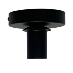 First Choice Lighting Set Of 2 Cynthia - Black Ceiling Flush Lights For Easy Fit Shades - thumbnail 2