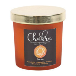 Something Different Orange Sacral Chakra Scented Candle Orange (One Size) - thumbnail 3