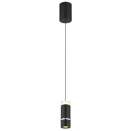 Luminosa Lighting Luminosa Alvarado Slim Pendant Ceiling Light Matt Black Led 3000K