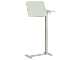 Wyld And Coco Manually Adjustable Sit-Stand Laptop Desk 70 X 40 Cm - Light Green Steel Frame - thumbnail 1